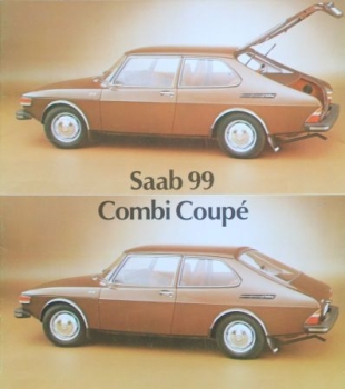 Saab 99 Combi Coupe Modellprogramm 1979 Automobilprospekt (9140)